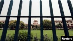 La Cour suprême à New Delhi en Inde.