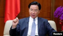 资料照：台湾外交部长吴钊燮