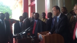 Les déclarations de Ban Ki-moon à Bujumbura