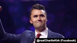 资料照片：美国政治活动人士查理·科克。(查理·科克脸书照片)