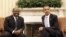 Le chef de l'Etat gabonais, Ali Bongo et le président américain Barack Obama.