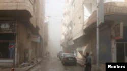 عکس آرشیوی از شهر رقه، که گروه موسوم به دولت اسلامی (داعش) آن را مرکز خلافت خودخوانده خود معرفی کرده است.