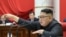This picture taken Dec. 28-31, 2019, and released from North Korea's official Korean Central News Agency, Jan. 1, 2020, shows North Korean leader Kim Jong Un attending the 5th Plenary Meeting of the 7th Central Committee of the Workers' Party of Korea