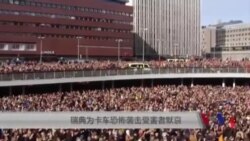 瑞典为卡车恐怖袭击受害者默哀