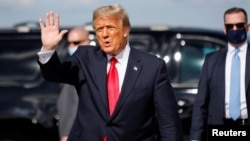 ተሰናባቹ ፕሬዚዳንት ዶናልድ ትራምፕ