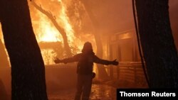 آتش‌سوزی گسترده در یونان