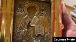 Украинская православная икона, которую нынешний лидер Боснии и Герцеговины Милорад Додик подарил министру иностранных дел России Сергею Лаврову