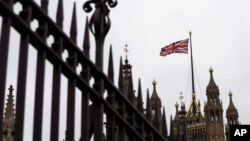 영국 런던의 의회 건물 (자료사진)