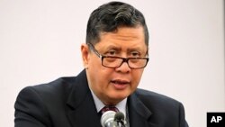 마루즈끼 다루스만 유엔 북한인권특별보고관. (자료사진)