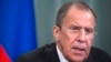 Russian Foreign Minister Sergey Lavrov at a news conference in Moscow, April 14, 2014.
