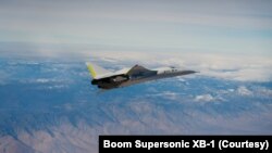 Одно из испытаний XB-1, который также имеет ироничное название Baby Boom