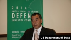 台湾国防部副部长邱国正(美国之音钟辰芳拍摄)