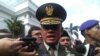 Panglima TNI Jenderal Gatot Nurmantyo di kompleks Kementerian Luar Negeri Jakarta, Kamis, 1 Juni 2017. (Foto:VOA/Andylala)