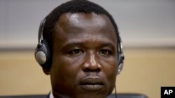 Dominic Ongwen, ancien commandant de la LRA, La Haye, 26 janvier 2015