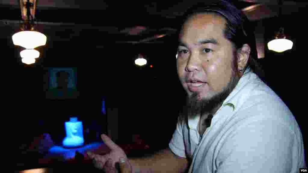 制作经理刘志辉（美国之音国符拍摄）