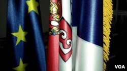 Zastave EU i Srbije