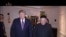 In this image made from video released on March 6, 2019, by North Korean broadcaster KRT, North Korean leader Kim Jong Un, right, smiles while walking with U.S. President Donald Trump for a meeting in Hanoi, Vietnam. 