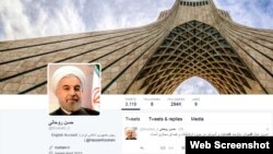 حسن روحانی در توییتری که فیلتر است علیه فیلترینگ می‌نویسد.