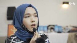 华盛顿郊区维吾尔巴扎上的吟诵《古兰经》比赛