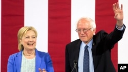 Hillari Klinton və Berni Sanders