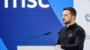 Tổng thống Ukraine Volodymyr Zelenskiy phát biểu tại Hội nghị An ninh Munich (MSC) ở Munich, Đức, ngày 15 tháng 2 năm 2025.