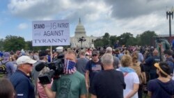 Protest za prava okrivljenih za upad u Kapitol