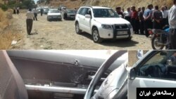 تصاویری از تیراندازی به خودروی فلاحت پیشه نماینده مجلس 