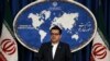 In this May 28, 2019 photo, Iran's Foreign Ministry spokesman Abbas Mousavi speaks at a media conference in Tehran, Iran. 