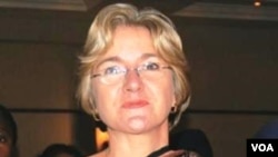 Charlotte Scott, wife of Zambian Vice President Guy Scott