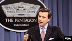 Jurubicara Departemen Pertahanan AS, Geoff Morrell.