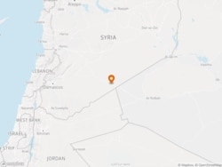 محل پایگاه تنف در سوریه و در نزدیکی مرز با عراق و اردن