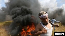 加沙地带2018年3月30日发生致命巴以冲突（美联社）