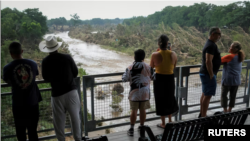 flooding in Kerrville, Texas. 