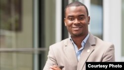 FILE - Liberian former youth leader Benjamin Sanvee.