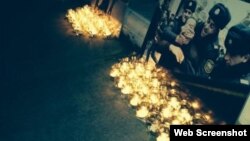 Foto İnsan hüquqları vəkili Ramute Remezaite-nin facebook səhifəsindən götürülüb