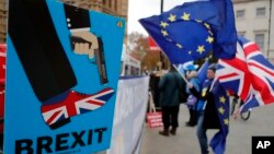 Protesti protiv izlaska Britanije iz EU u Londonu, 6. decembar 2018.