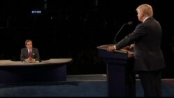 Trump and Clinton debate gun control