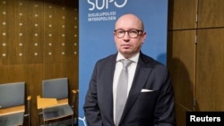 Юха Мартелиус, глава финской службы безопасности и разведки Supo, в штаб-квартире Supo в Хельсинки, Финляндия, 3 марта 2025 года.