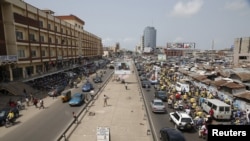 FILE - A general view shows the Tokpa district in Cotonou, Benin, March 4, 2016. 
