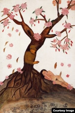 강덕경 할머니 작품 '빼앗긴 순정'