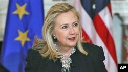 美国国务卿希拉里·克林顿(资料照片)