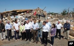 Le pésident Obama dans le Sud des Etats-Unis dévasté par de violentes tornades