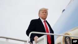 美国总统特朗普2020年1月23日前往佛罗里达州（美联社）