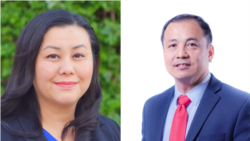 រូប​ឯកសារ៖ លោកស្រី ស៊ូលី សារ៉ូ (ឆ្វេង)​ និងលោក ស្ទីវ វិបុល​ម៉េង ពលរដ្ឋ​ខ្មែរ-អាមេរិកាំង​ពីរ​នាក់​ ដែលបានប្រកួត​ប្រជែង​យក​តំណែង​ក្រុមប្រឹក្សា​ក្រុង​នៅ​ទីក្រុង​ឡុងប៊ិច រដ្ឋ​កាលីហ្វញ៉ា​ សម្រាប់​ការ​បោះឆ្នោត​ថ្នាក់មូលដ្ឋាន​នៅ​ដើម​ឆ្នាំ២០២០។ លោក ស្ទីវ វិបុល​ម៉េង បាន​ដកខ្លួន​កាលពីដើម​ខែ​ធ្នូ។