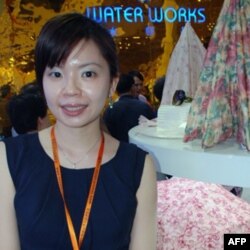 台商雨伞参展产商李思洁