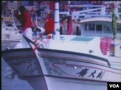 台湾渔船“广大兴28号”(来源：VOA视频截图)