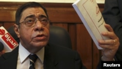 Jaksa Agung Mesir, Abdel Maguid Mahmoud saat berbicara di Pengadilan Tinggi di Kairo. (Foto: Dok)