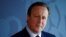 Britain's Foreign Secretary David Cameron delivers a speech at the National Cyber Security Centre