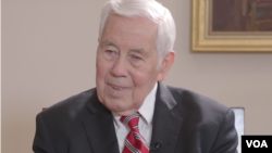 리처드 루거 전 공화당 상원의원.