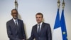Paul Kagame et Emmanuel Macron et se sont entretenus à New York, le 18 septembre 2017. 
